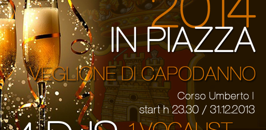 Capodanno in Piazza Garibaldi: Caltanissetta saluta il 2014 con 5 dj