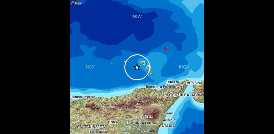Terremoto tra Sicilia e Calabria: il dettaglio delle scosse al largo delle Isole Lipari