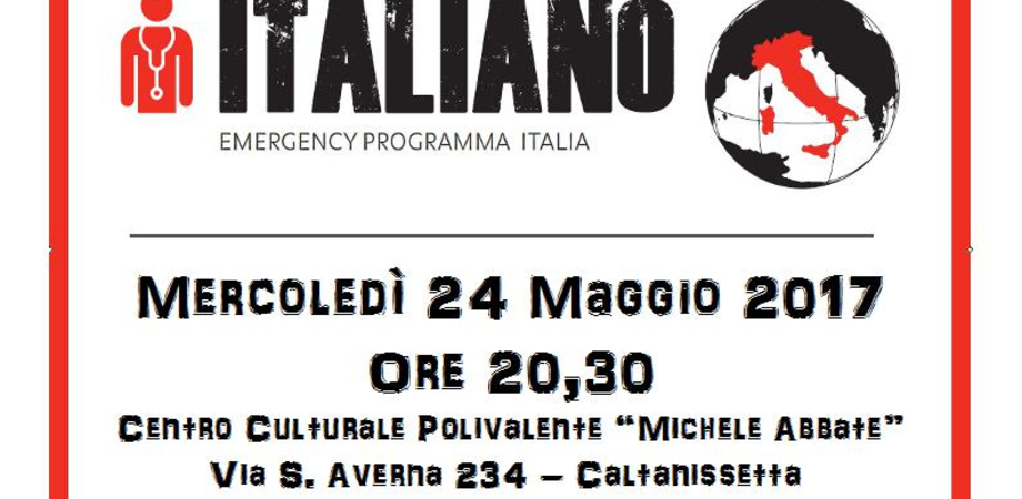 Caltanissetta, Emergency: al "Michele Abbate" di scena lo spettacolo "Viaggio italiano"