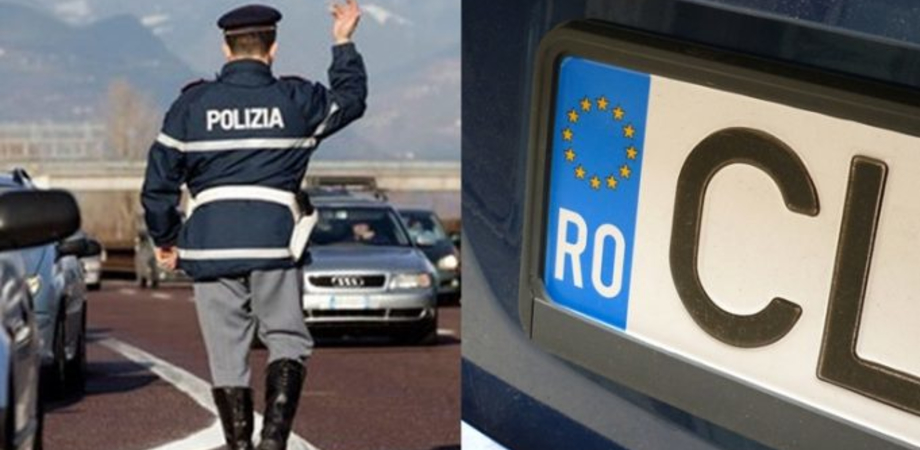 Auto straniera per i rumeni inseguiti e denunciati dalla Polstrada di Caltanissetta: applicato per la prima volta il Decreto Sicurezza