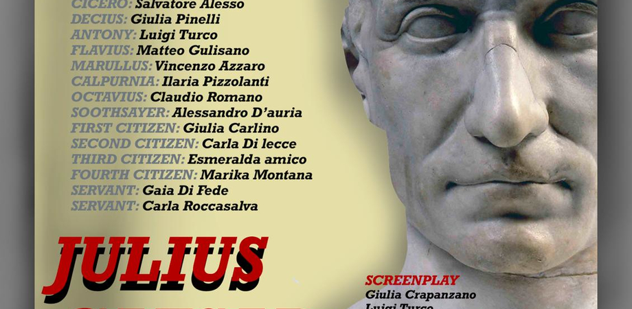 Caltanissetta, al liceo classico "R. Settimo" va in scena la tragedia di Shakespeare "Julius Caesar" interpretata in lingua origine