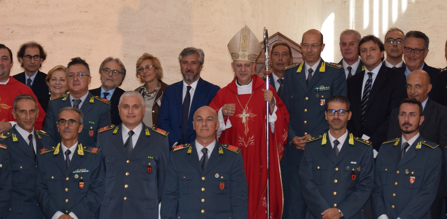 Guardia di Finanza di Caltanissetta in festa per il suo Patrono, santa messa celebrata dal vescovo Russotto