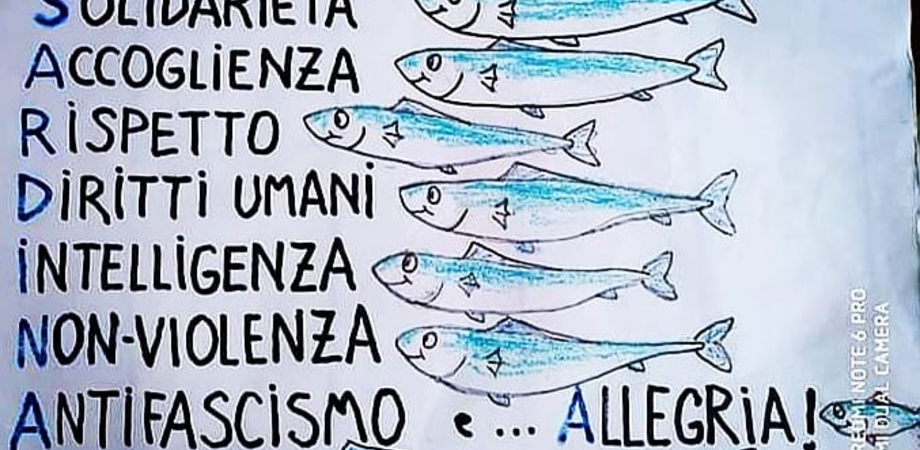Le sardine tornano in piazza con un flashmob: il 25 gennaio appuntamento a Delia