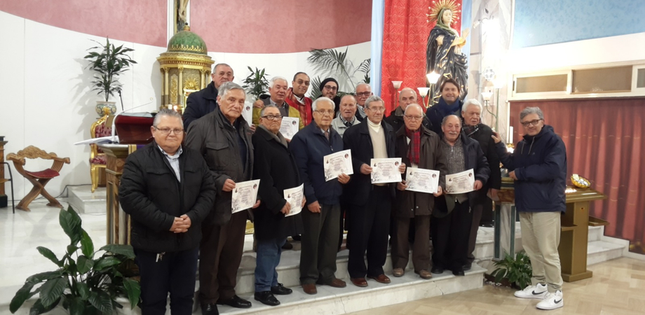 A Riesi festeggiata Santa Barbara con attestati agli zolfatai e una mostra di minerali