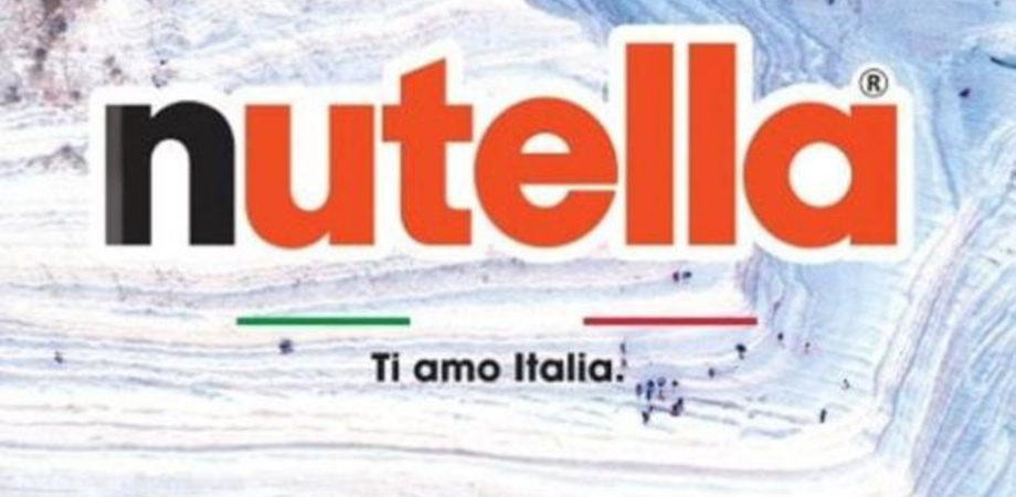 La Scala dei Turchi finisce sull'etichetta della Nutella. La foto nella speciale edition "Ti amo Italia"