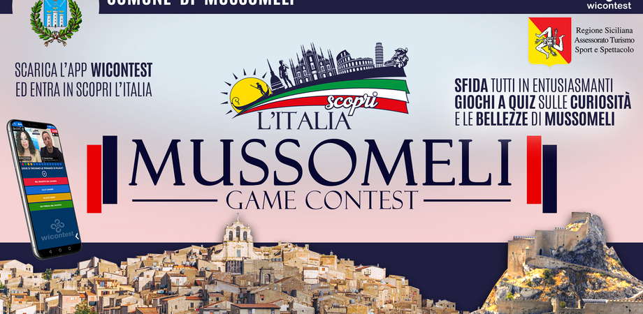 Nasce Mussomeli Game-Contest, il primo concorso a premi dedicato alla promozione della cultura e del territorio