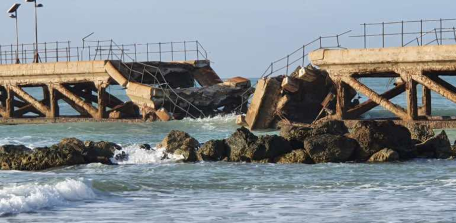 Crollo del pontile sbarcatoio a Gela, Greco: "Come se si fosse sbriciolata un'altra parte della nostra storia"