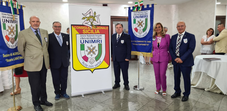 Unione Nazionale Insigniti al Merito della Repubblica Italiana, nasce la sezione Caltanissetta-Enna