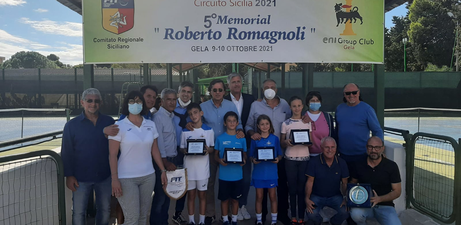 Tennis, cala il sipario a Gela sulla quinta edizione del Memorial Roberto Romagnoli