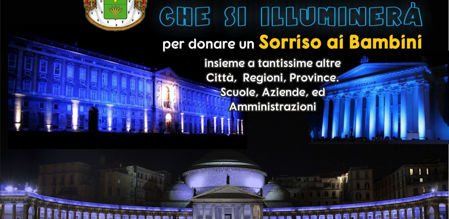 Giornata dell'Infanzia, a San Cataldo Palazzo delle Spighe e biblioteca si illuminano d'azzurro