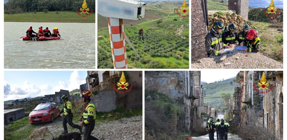 Incendi, crolli, e ricerca persone scomparse: per 4 giorni esercitazioni dei vigili del fuoco in Sicilia