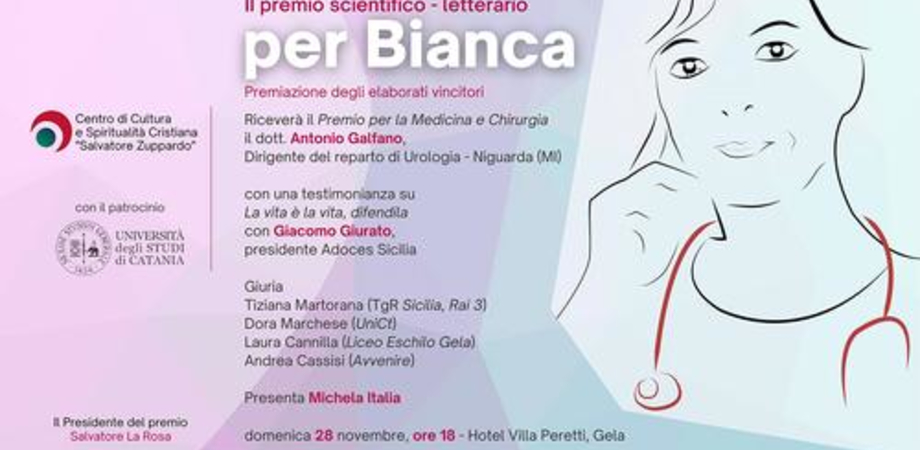 Gela, torna il premio dedicato al medico Bianca Cannizzaro: saranno consegnate borse di studio