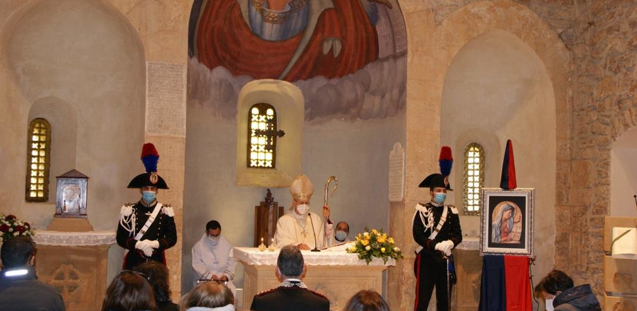Caltanissetta, Virgo Fidelis: santa messa per i carabinieri che hanno festeggiato la propria patrona