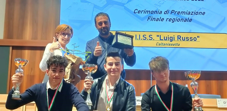 Giochi della Chimica, primo posto per gli studenti dell'istituto "Russo" di Caltanissetta 