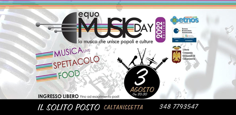 Musica e integrazione, al via a Caltanissetta la seconda edizione di Equo Music Day 