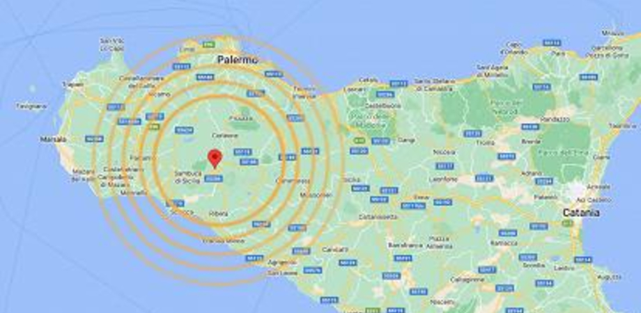 Terremoto in provincia di Palermo, scossa di magnitudo 4.2 avvertita fino a Sciacca